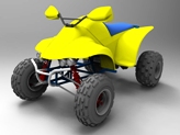 Example of rendering of Quad Vehicle